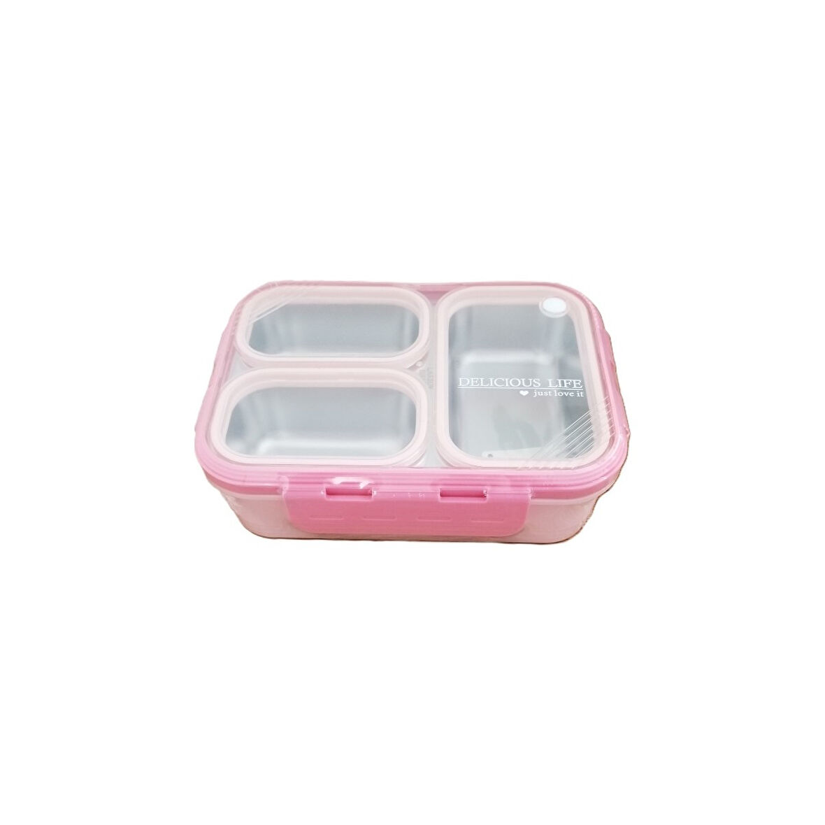 AKILLIELMA-LAXSON BESLENME KABI ÇELİK İTHAL DELİCİOUS PEMBE 97097 0977