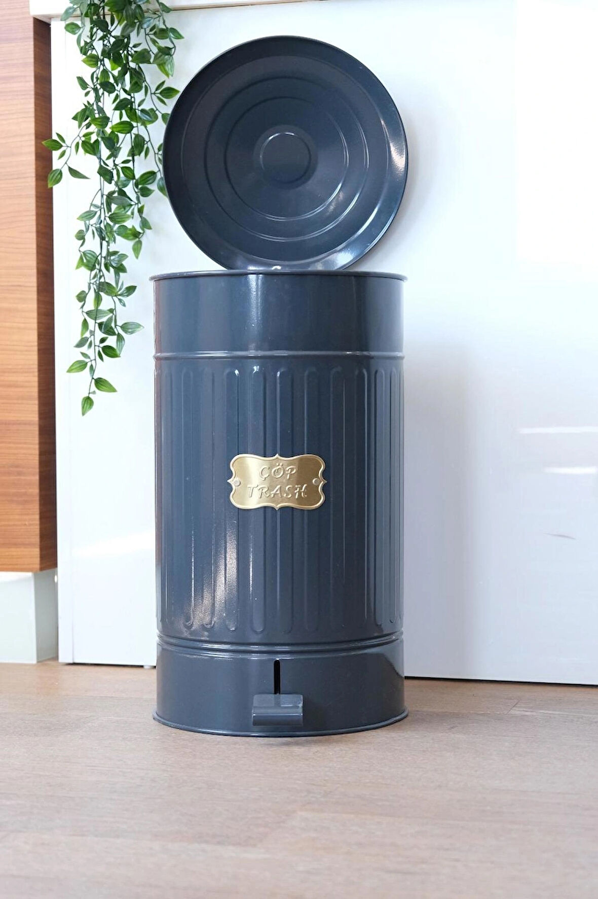 Yıldıray Metal 30 Litrelik Çöp Kovası
