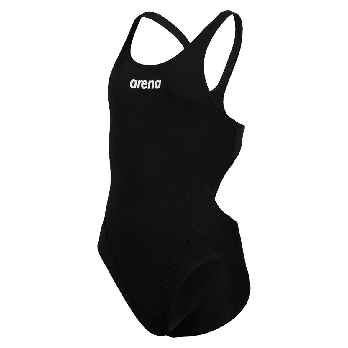 Team Swimsuit Swim Tech Solid Çocuk Siyah Yüzücü Mayosu 004764550