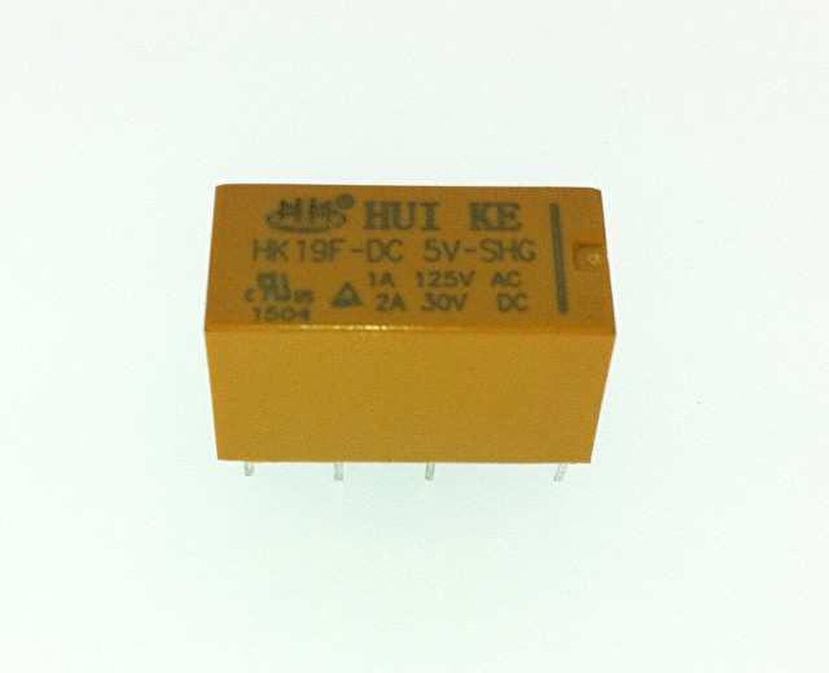 HK19F-DC5V-SHG röle  8 pin x 1 adet  (rf021)