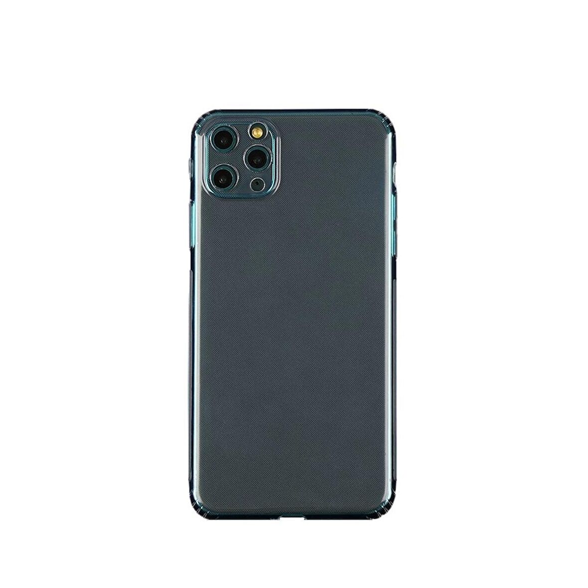 Smcase iPhone 12 Pro Max Kılıf Kamera Korumalı Anti Şok Silikon  Nano Ekran Koruyucu