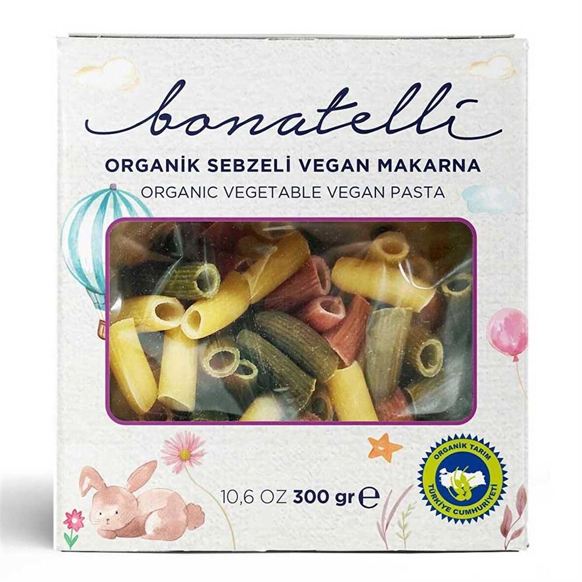 Organik Sebzeli Vegan Makarna 300 Gr