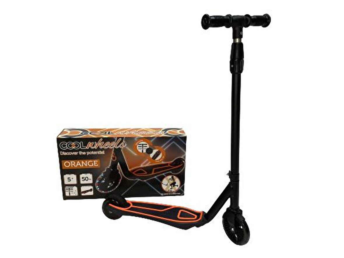 COOL WHEELS 5 YAŞ VE ÜZERİ 50KG 2 TEKERLEKLİ  IŞIKLI TURUNCU ÇOCUK SCOOTER