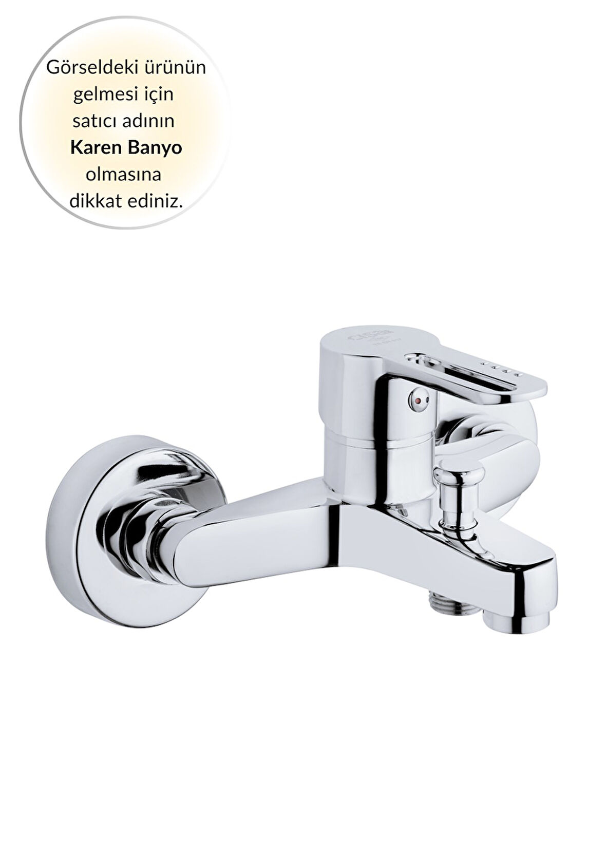 Karen Banyo Tulipek Banyo Bataryası, Krom, Cisa 46414