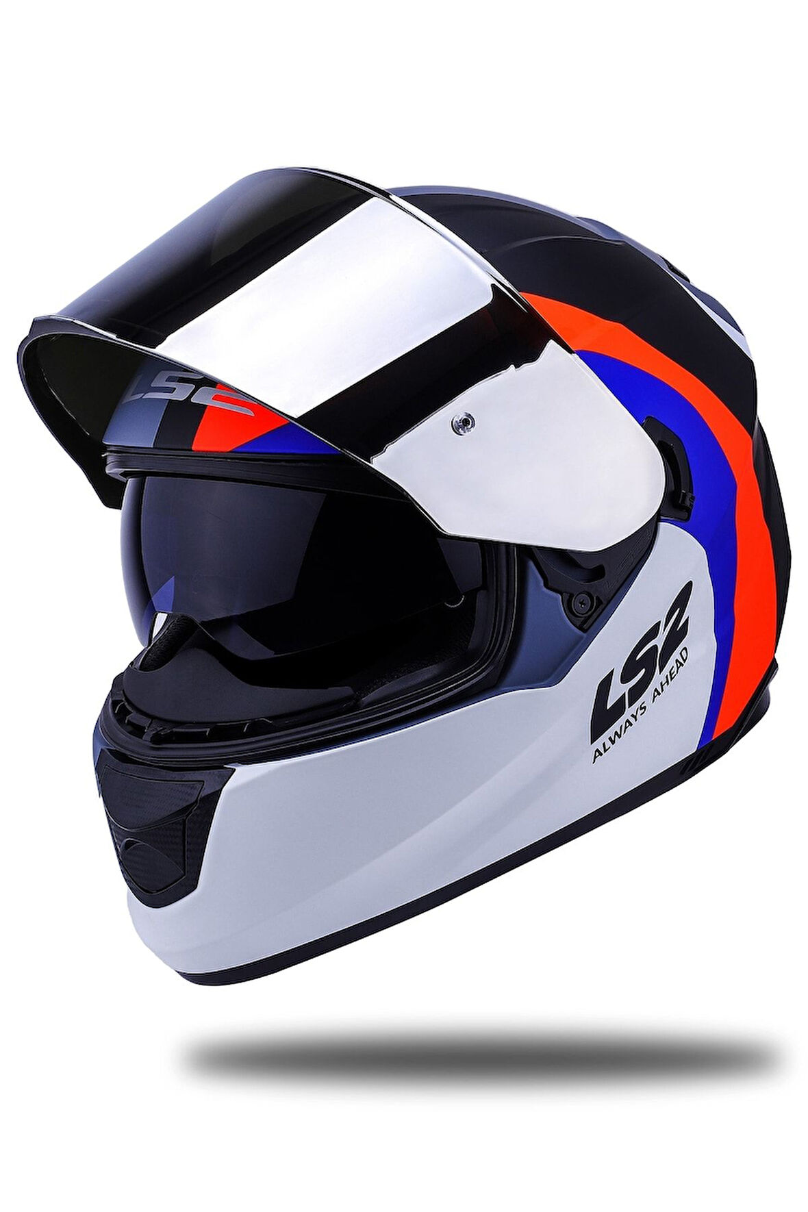 LS2 Stream Evo Loop II Mat Gri-Mavi Kask M Beden