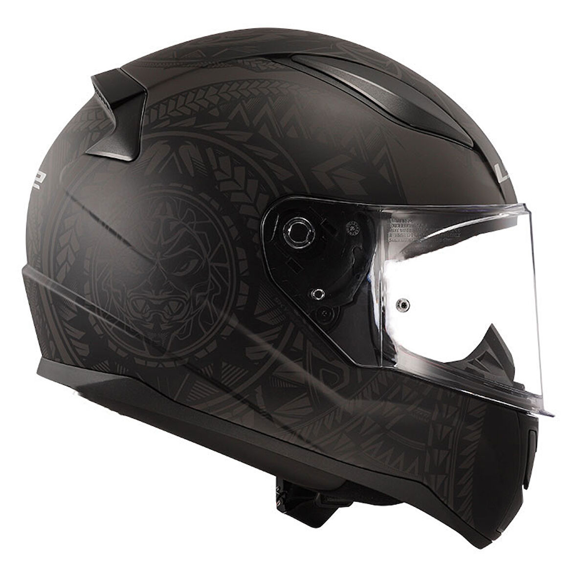 LS2 Rapid Takaroa Mat Siyah Kask M Beden