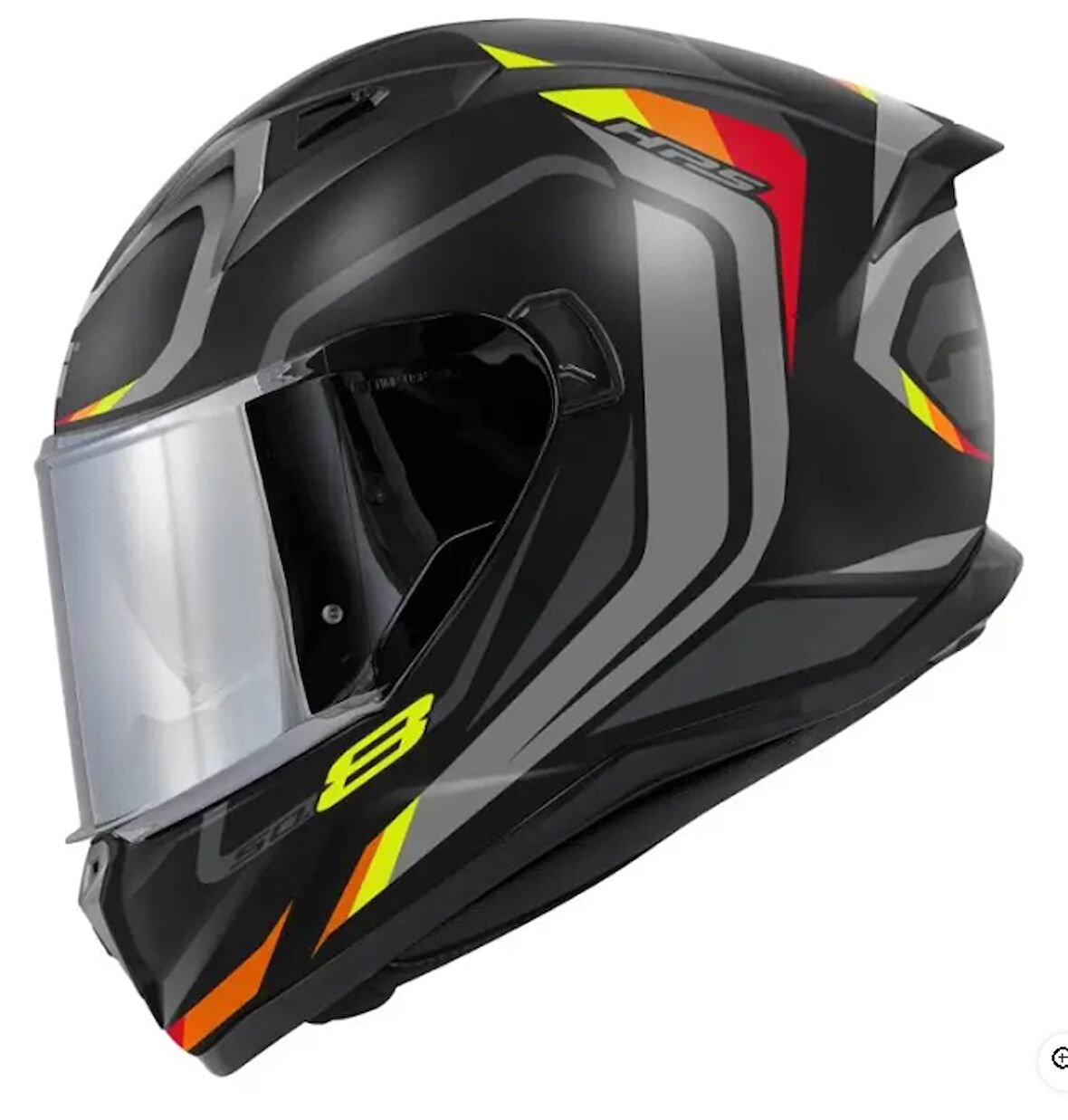 GIVI MAT SİYAH GRİ KIRMIZI KASK L