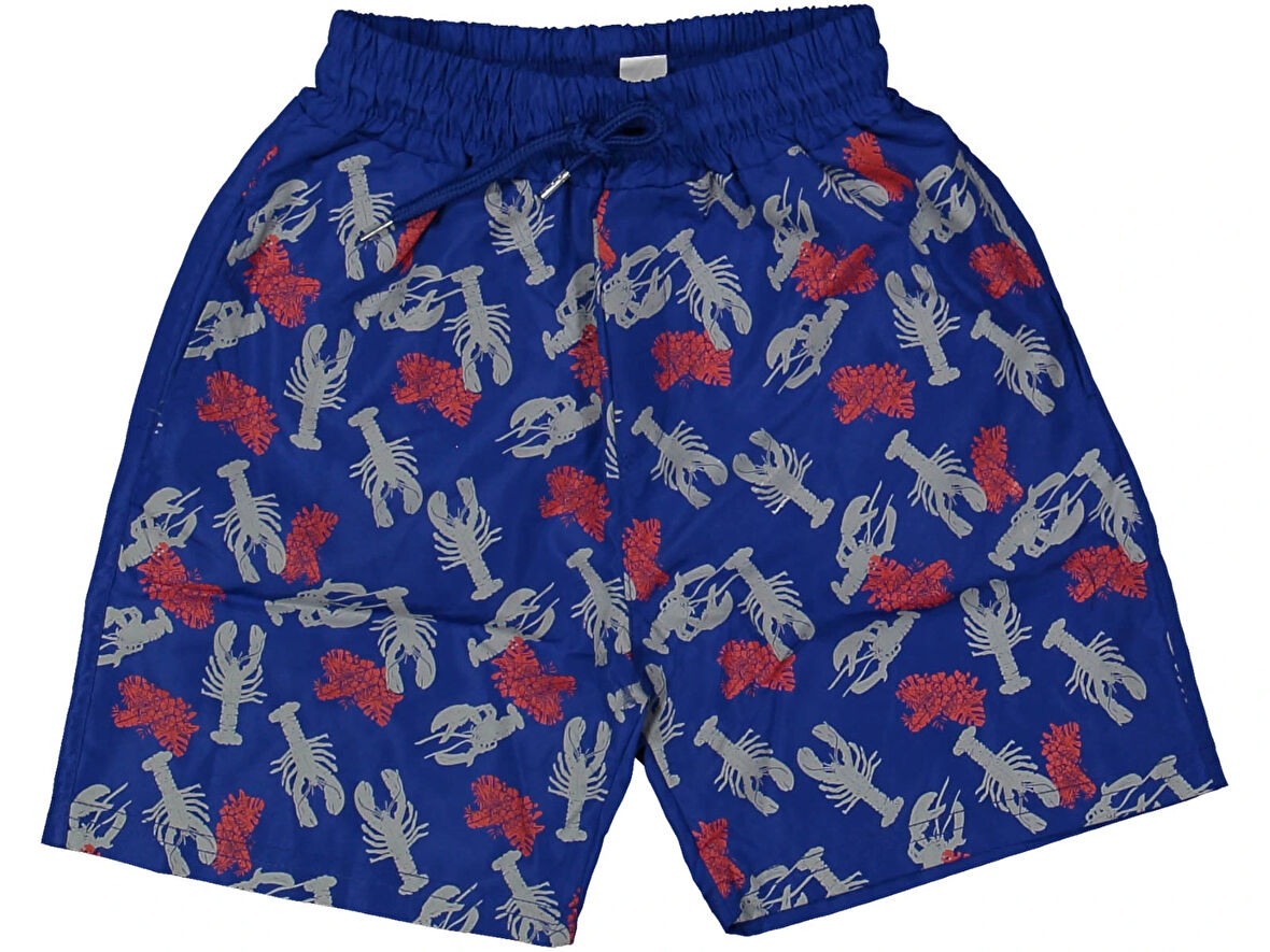 YENGEÇ DESENLİ ERKEK DENİZ ŞORTU