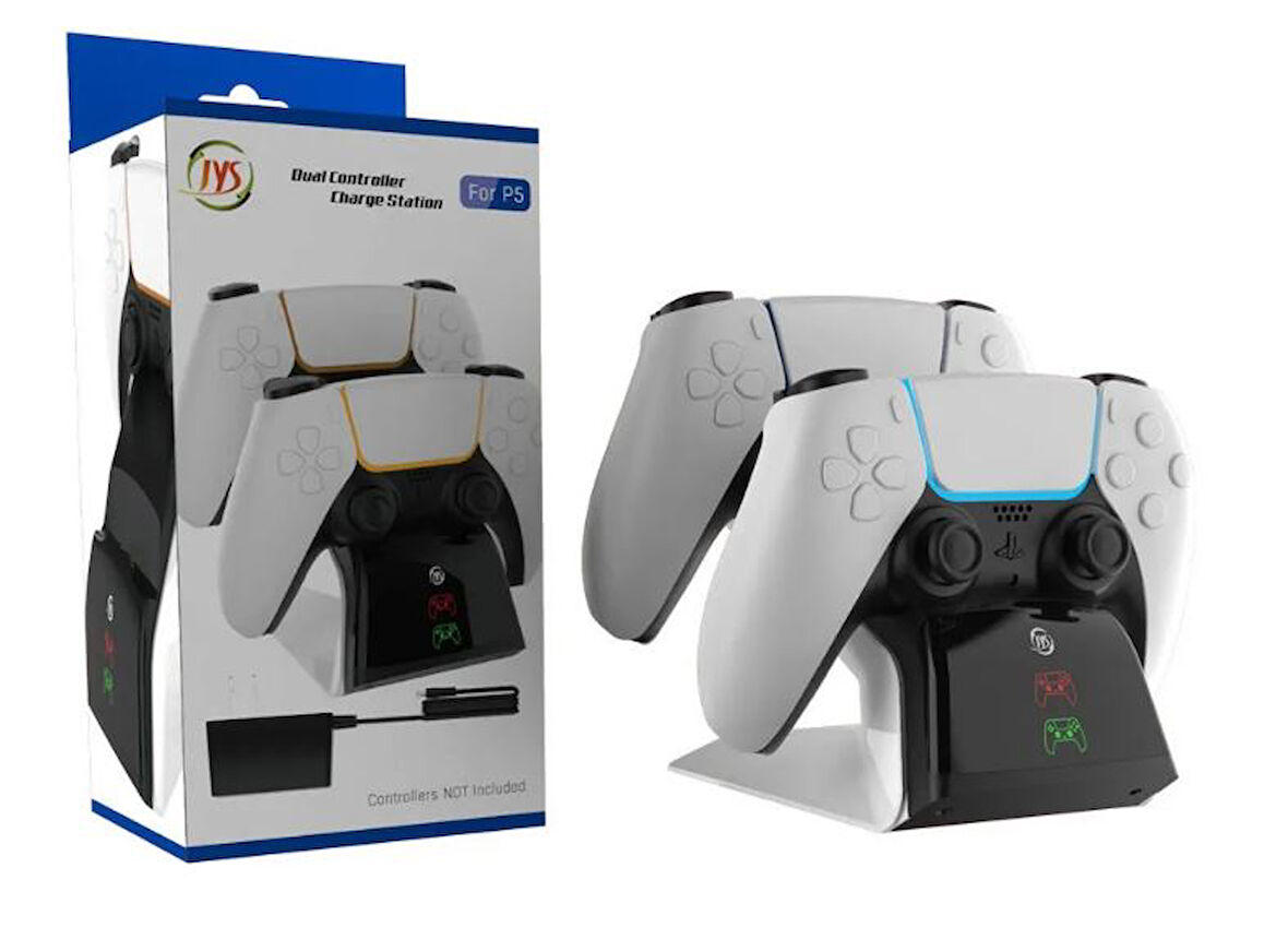 PS5 Dualsense Şarj İstasyonu Adaptörlü JYS-P5102