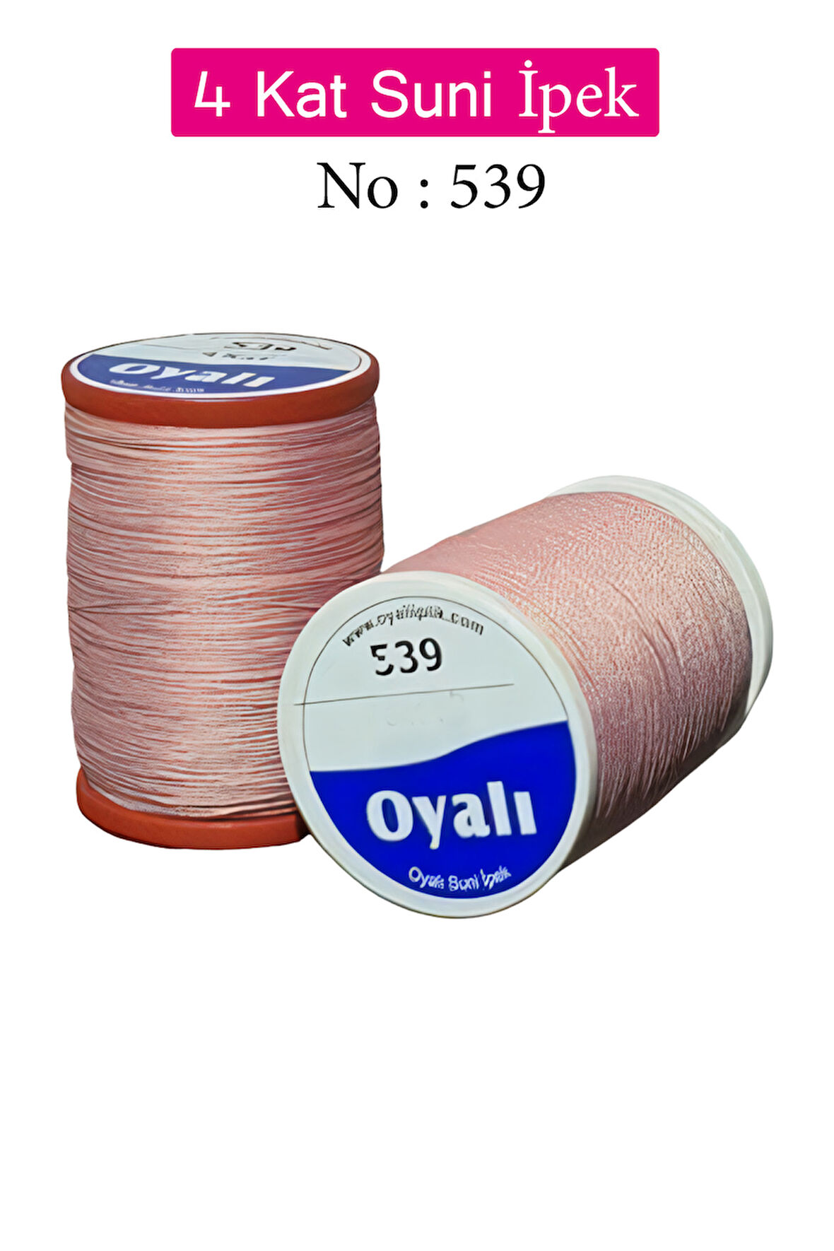 Oyalı 4 Kat Suni İpek İplik İğne Oyası Boncuk İpi Tığ Oyası No:539