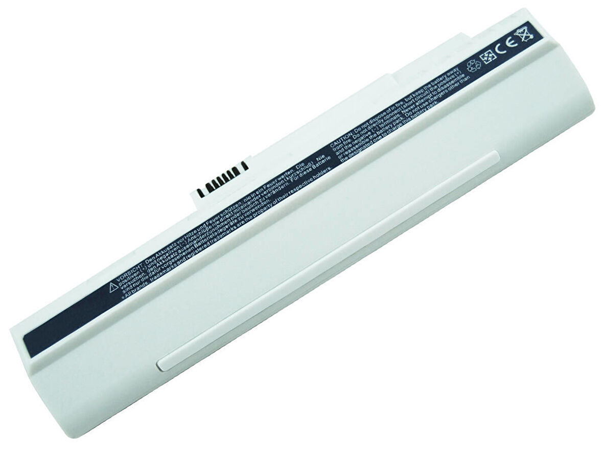 Acer UM08B74 Notebook Bataryası Pili - Beyaz  -6 Cell