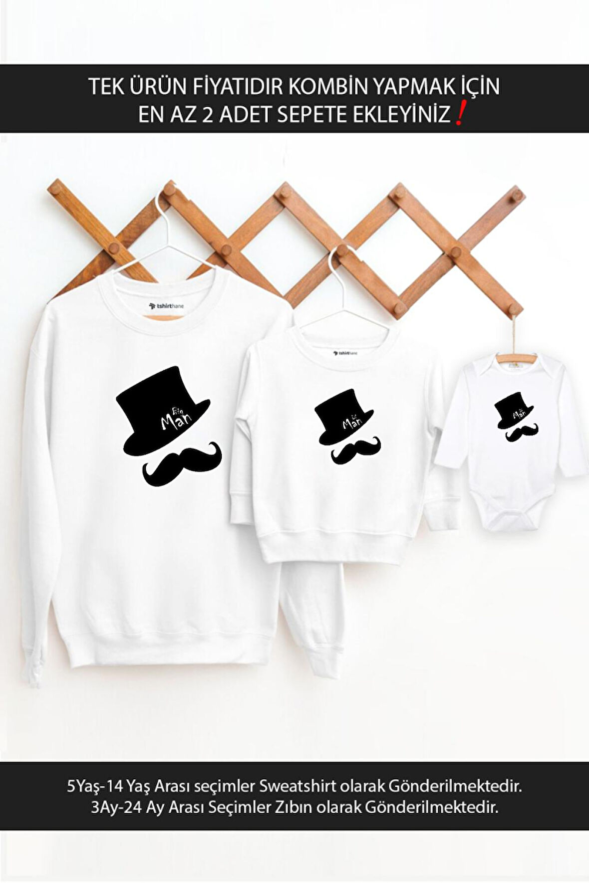 Baba Oğul Big Lil Man(TEK ÜRÜN FİYATIDIR KOMBİN YAPMAK İÇİN EN AZ 2 ADET SEPETE EKLEYİNİZ)