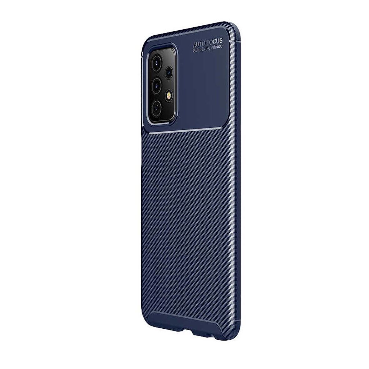 Smcase Samsung Galaxy A52 Kılıf Negro Karbon Silikon 