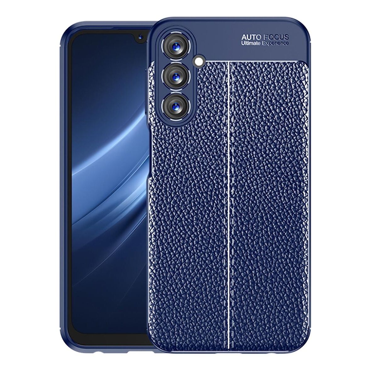 Gpack Samsung Galaxy A24 Kılıf Niss Silikon Deri Görünümlü Korumalı