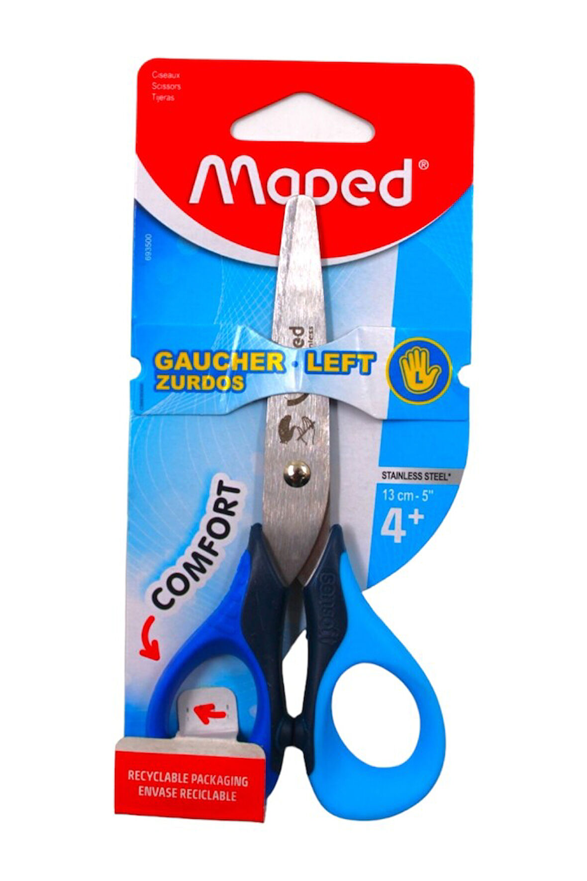 Maped 13 Cm Sensoft Sol El Makası  Map-693500