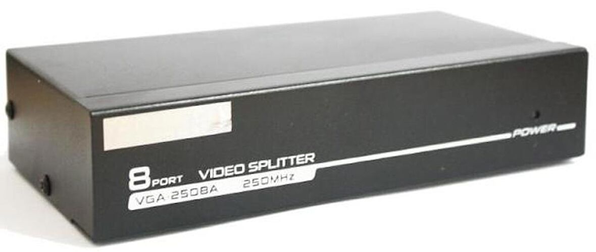 TeknoGreen 8 Port Vga Splitter 250Mhz