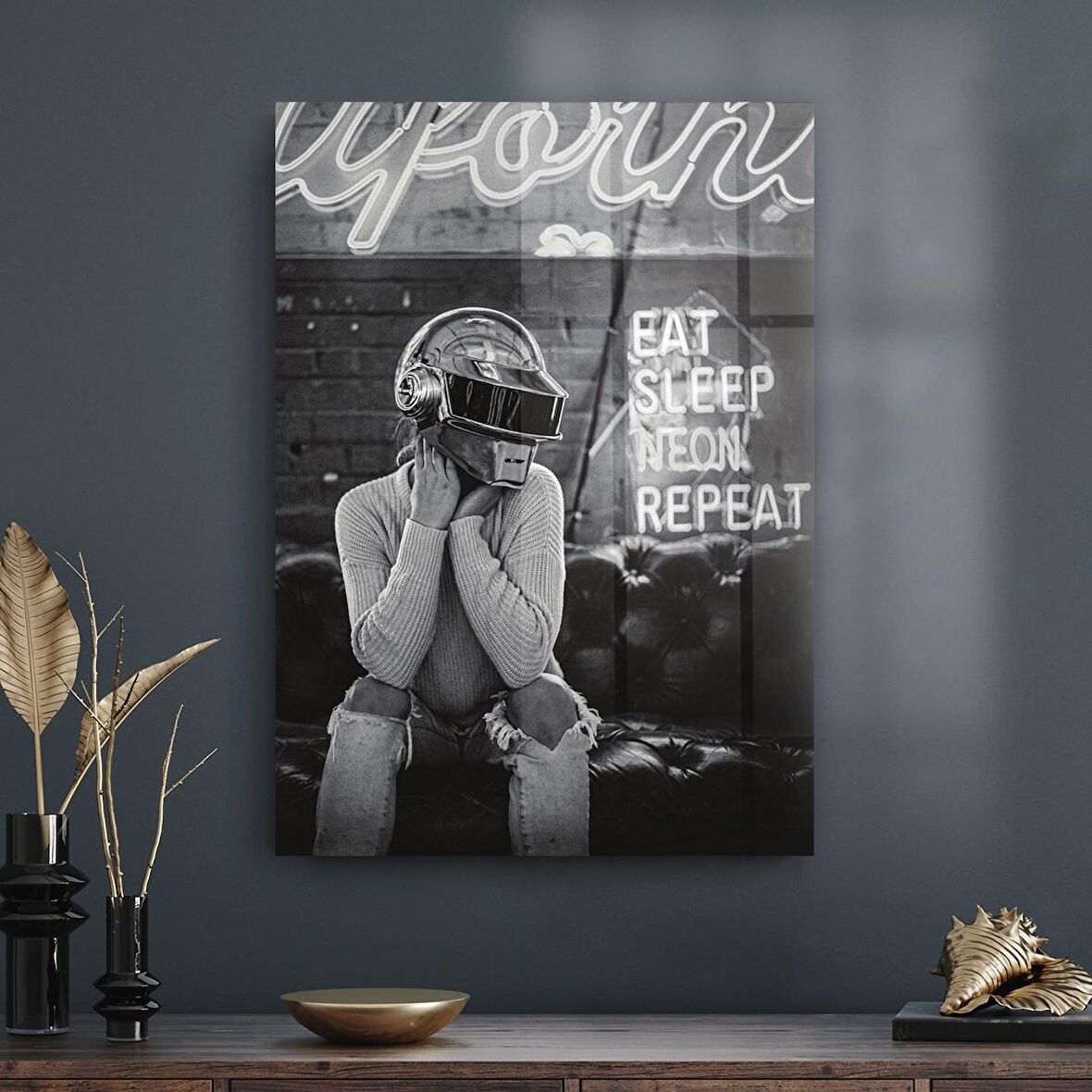 Decovetro Cam Tablo Cyberpunk Neon