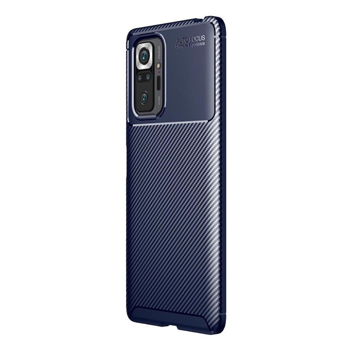 Smcase Xiaomi Redmi Note 10 Pro Kılıf Negro Karbon Silikon  Nano Ekran Koruyucu