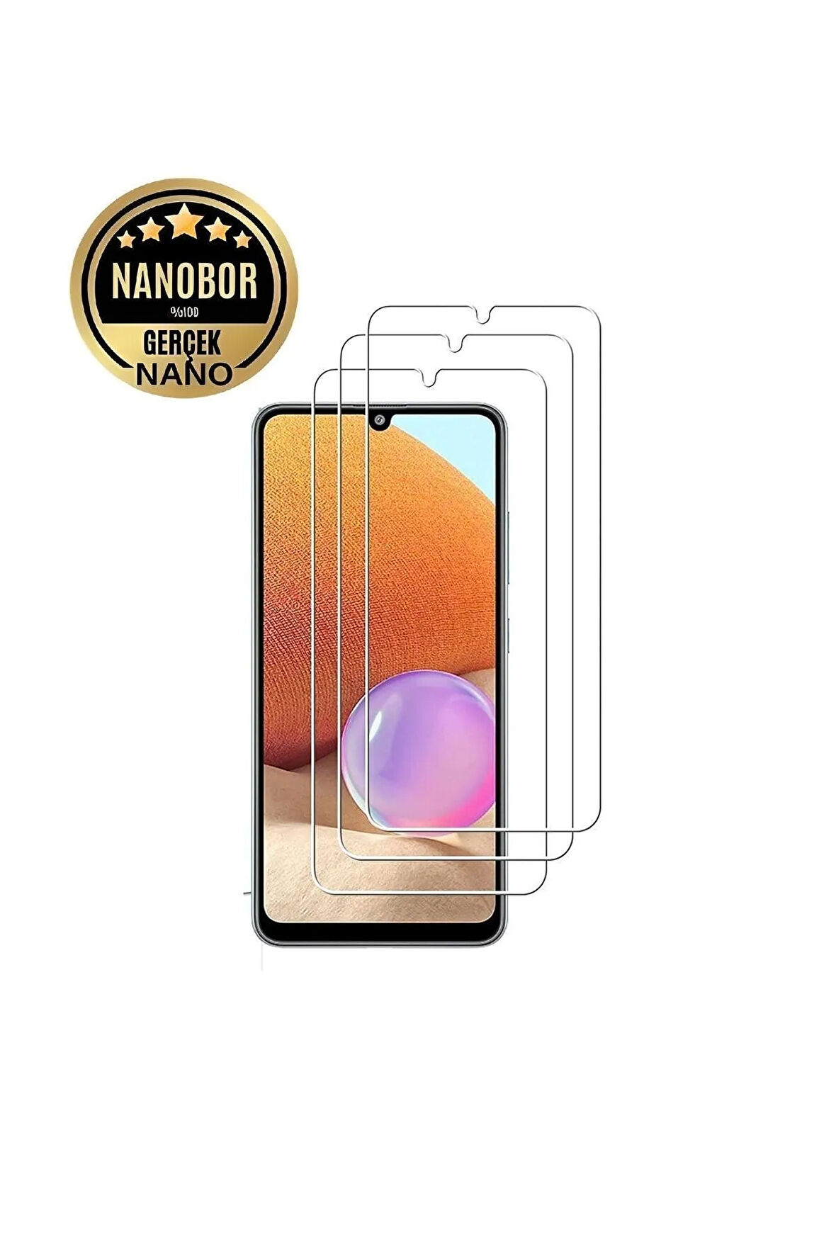 Samsung Galaxy A22 - M22 - M32 Uyumlu Kırılmaz Ekran Koruyucu Kırılmaz Cam - Ince Ve Esnek