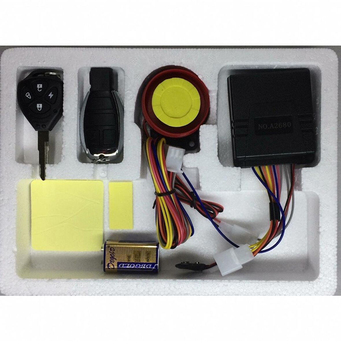 MOTOSİKLET ALARMI VE UZAKTAN ÇALIŞMA SİSTEMİ ARASMOTO