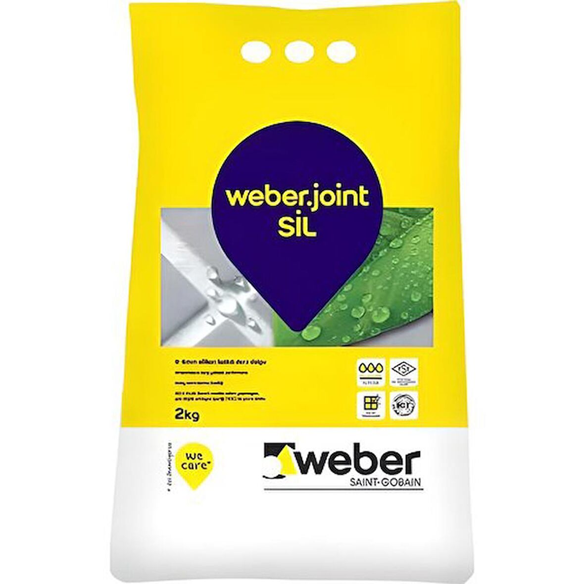 Weber Derz Dolgu Silikonlu  Gri Renk 2 kg