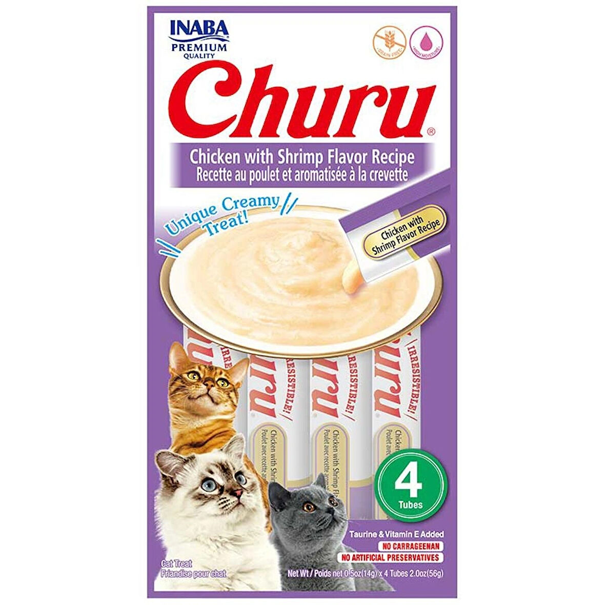 CIAO CHURU™ KARİDESLİ TAVUK 4*14GR