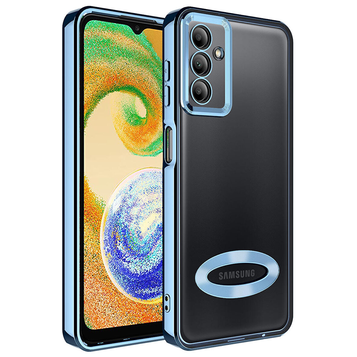 Gpack Samsung Galaxy A54 Kılıf Logo Gösteren Kamera Korumalı Silikon
