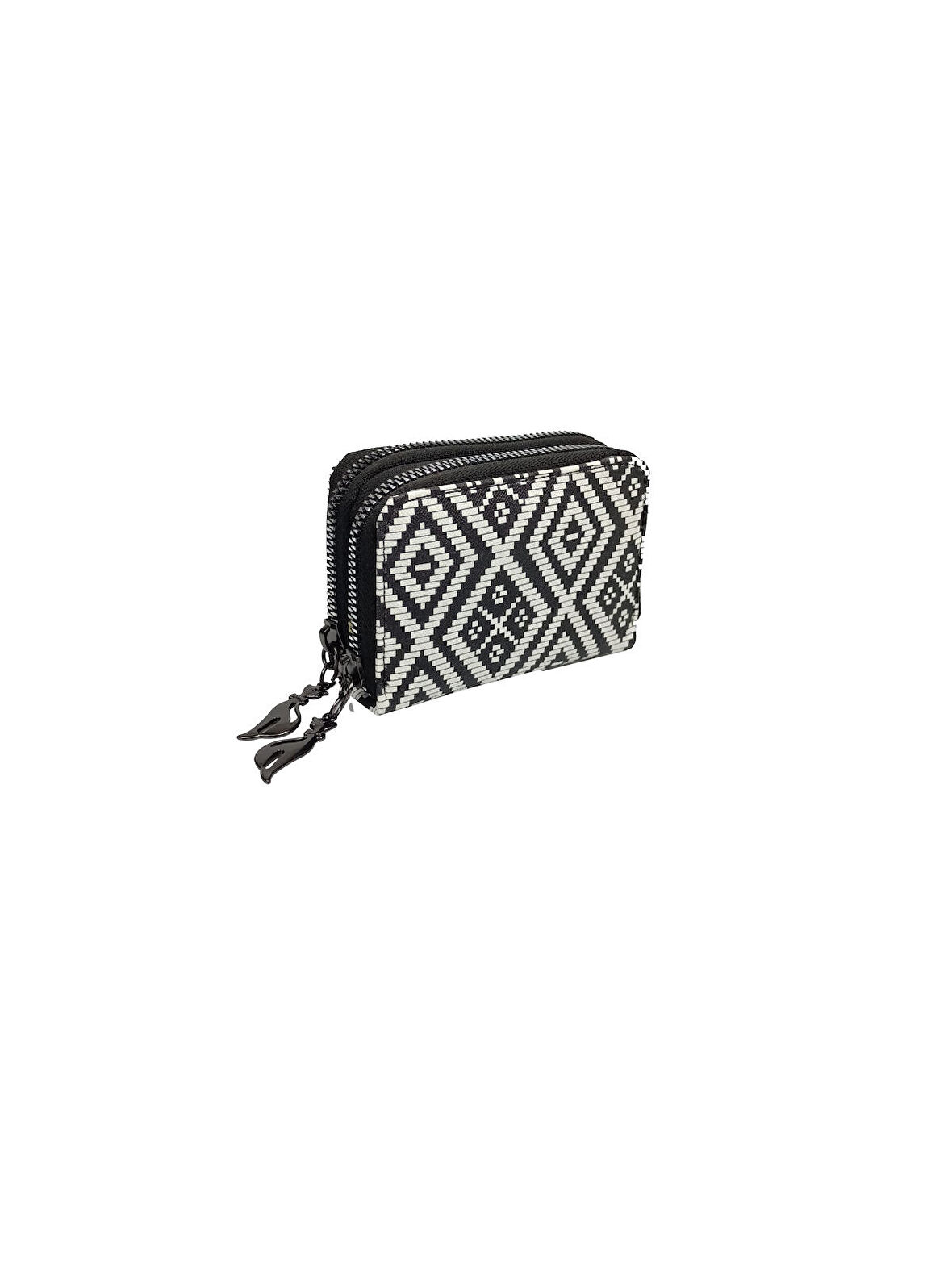SİA ÇANTA Ollbag 2 Fermuarlı Gözlü Mini BozukPara Cüzdanı