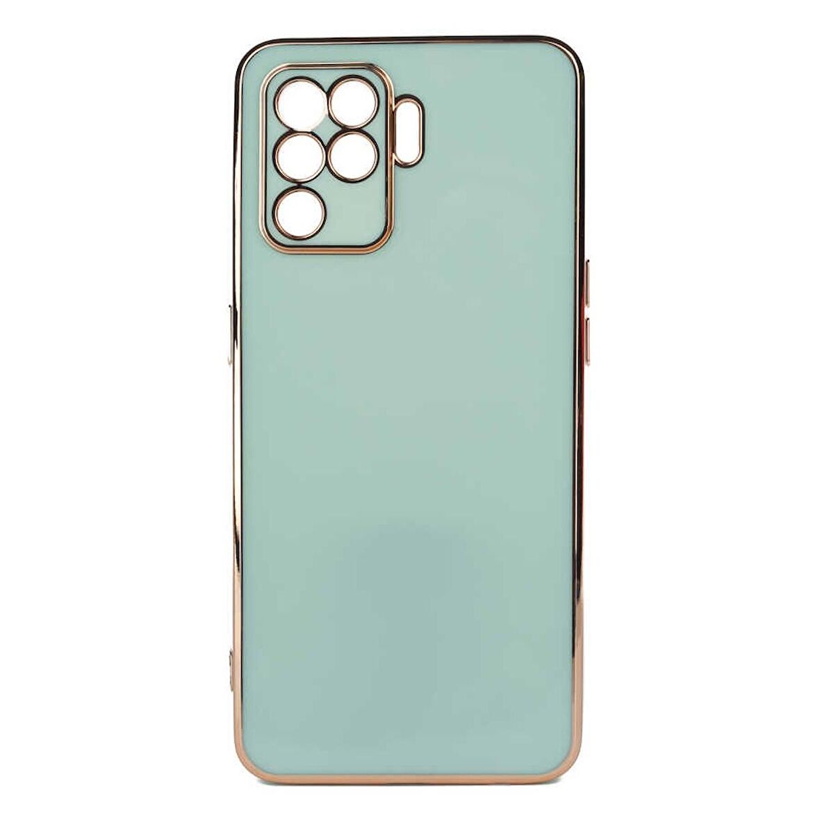 Smcase Oppo Reno 5 Lite Kılıf Kamera Korumalı Lazer Bark Silikon