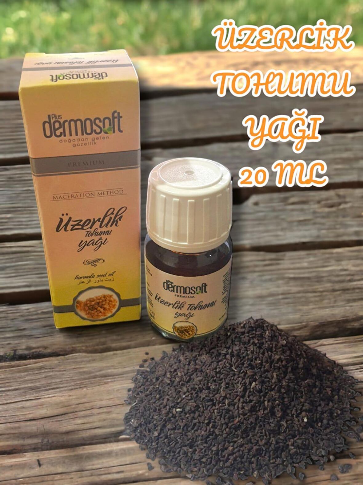 DERMOSOFT PLUS SAF ÜZERLİK TOHUMU YAĞI  20 ML PREMIUM SERİSİ