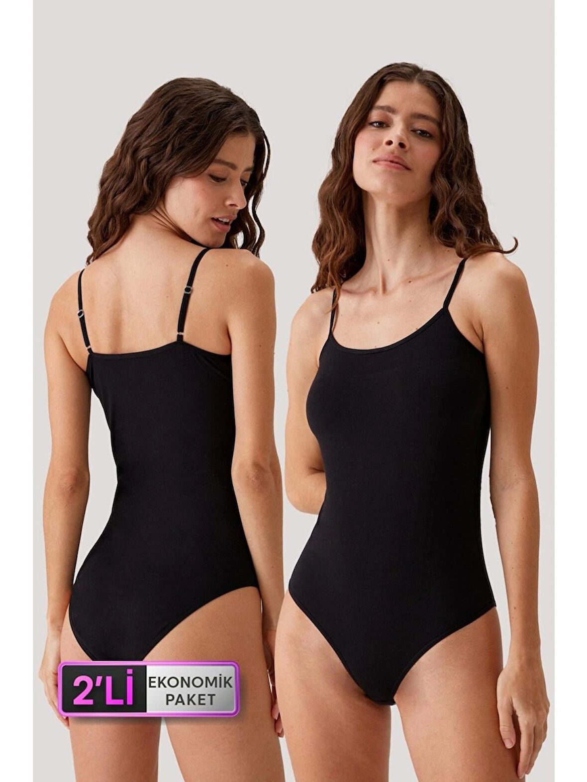 İp Askılı Çıtçıtlı Body (Kancalı) 2 adet