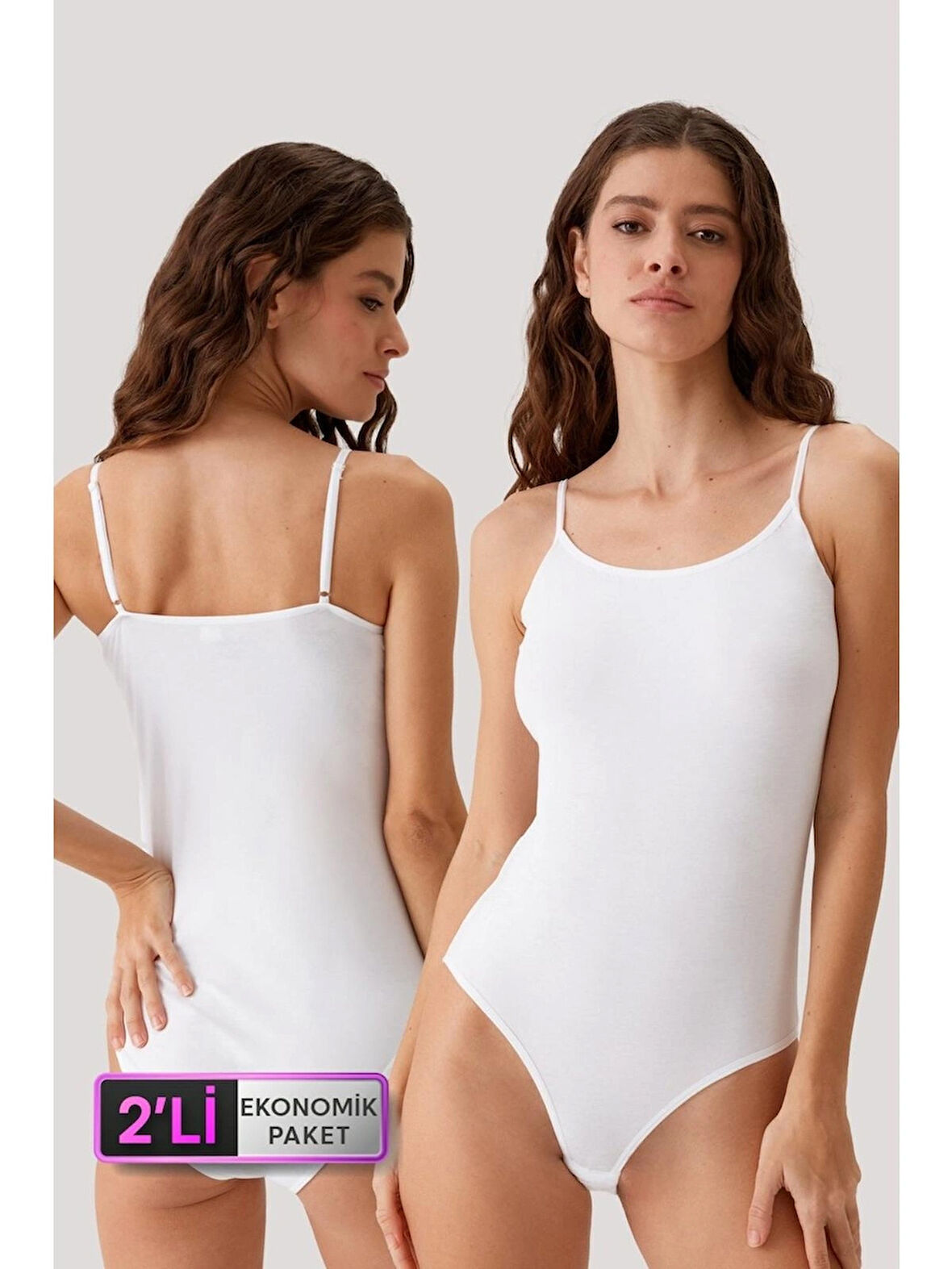 İp Askılı Çıtçıtlı Body (Kancalı) 2 adet