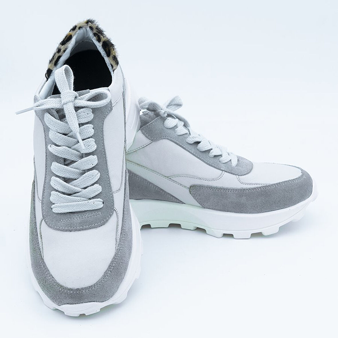 +7,5 cm Boy Uzatan Gizli Topuklu Kadın Spor Ayakkabı Çok Renkli Sneaker