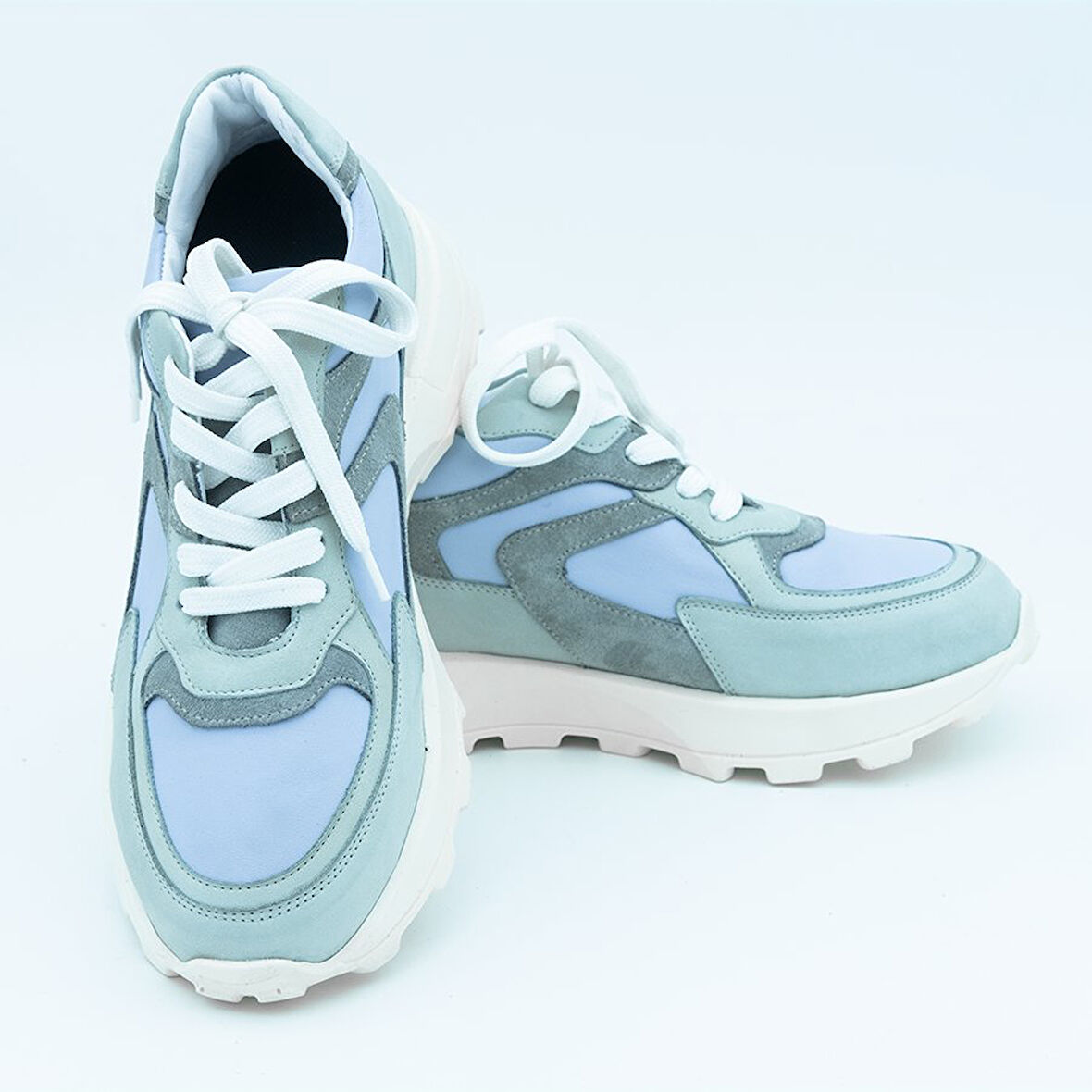 +7,5 cm Boy Uzatan Gizli Topuklu Kadın Spor Ayakkabı Çok Renkli Sneaker