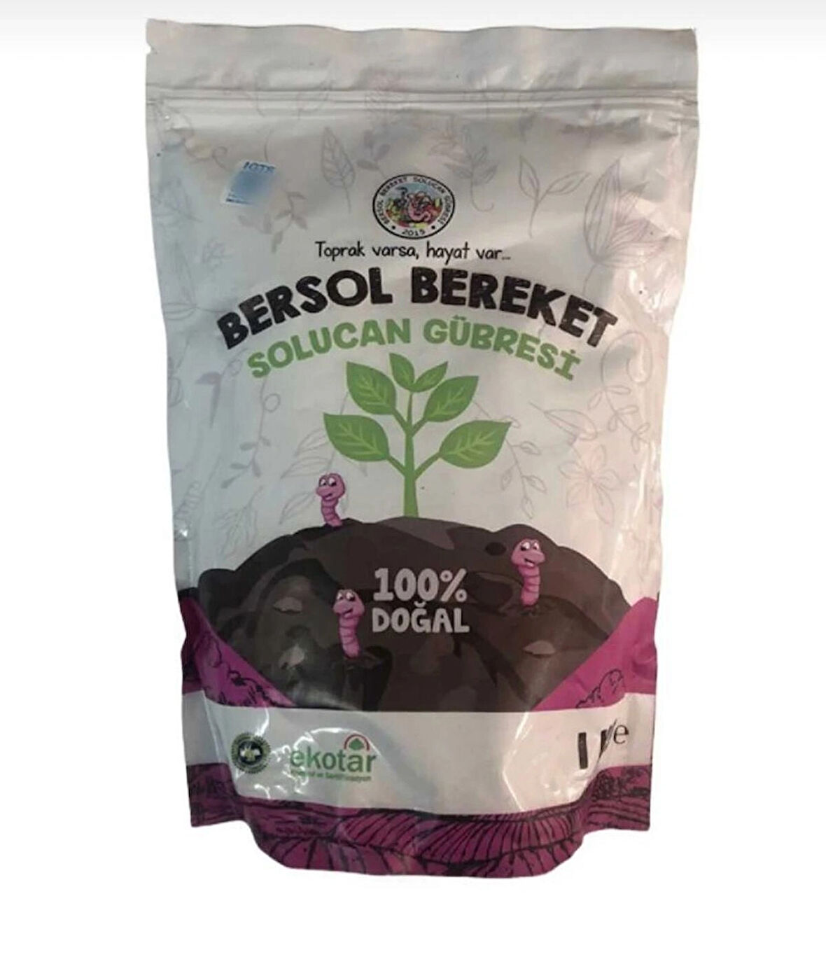 Bersol Bereket Solucan Gübresi Organik Solucan Gübresi- 1 kg