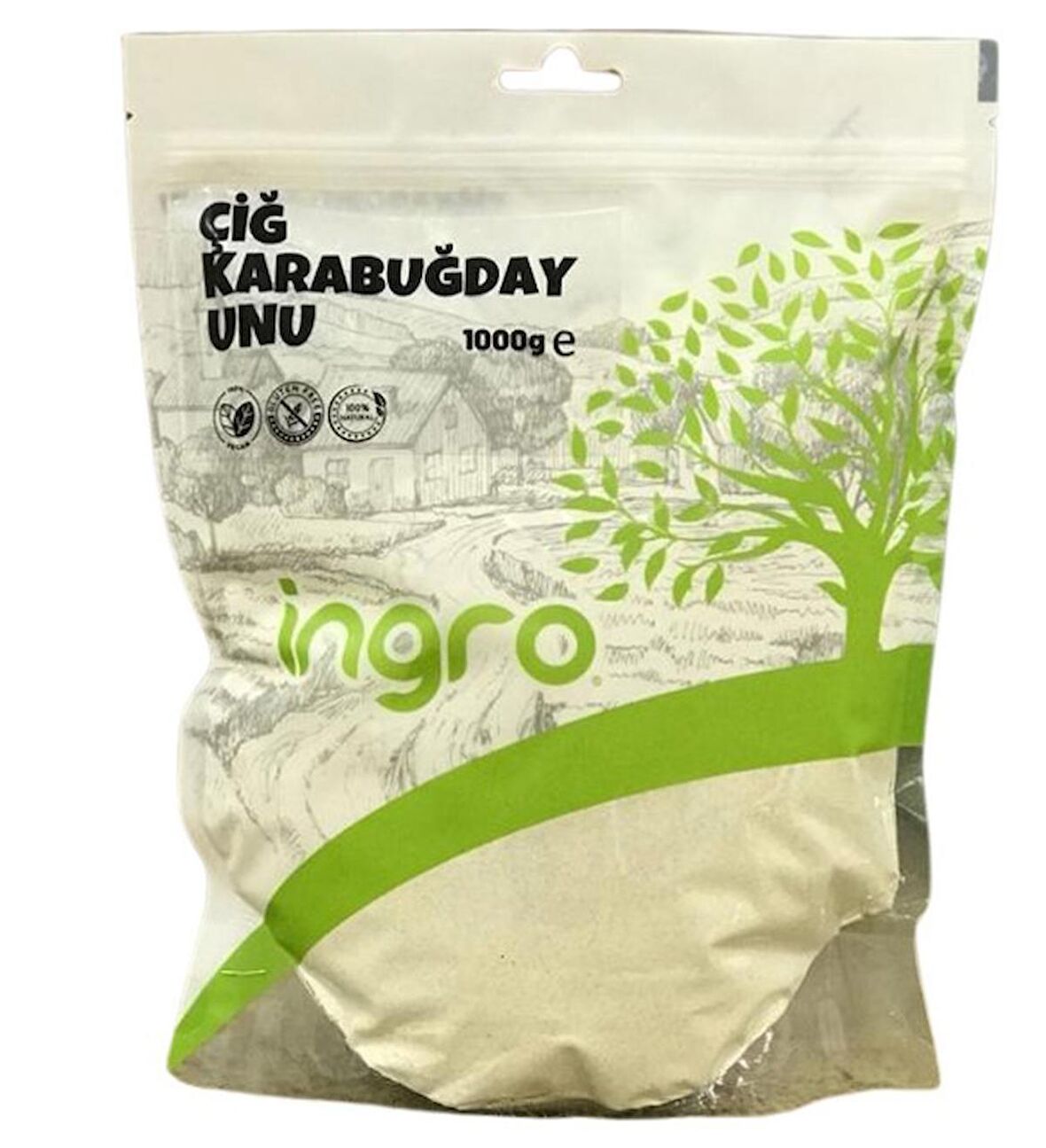 Glutensiz Çiğ Karabuğday Unu (Greçka Unu) 1 Kg