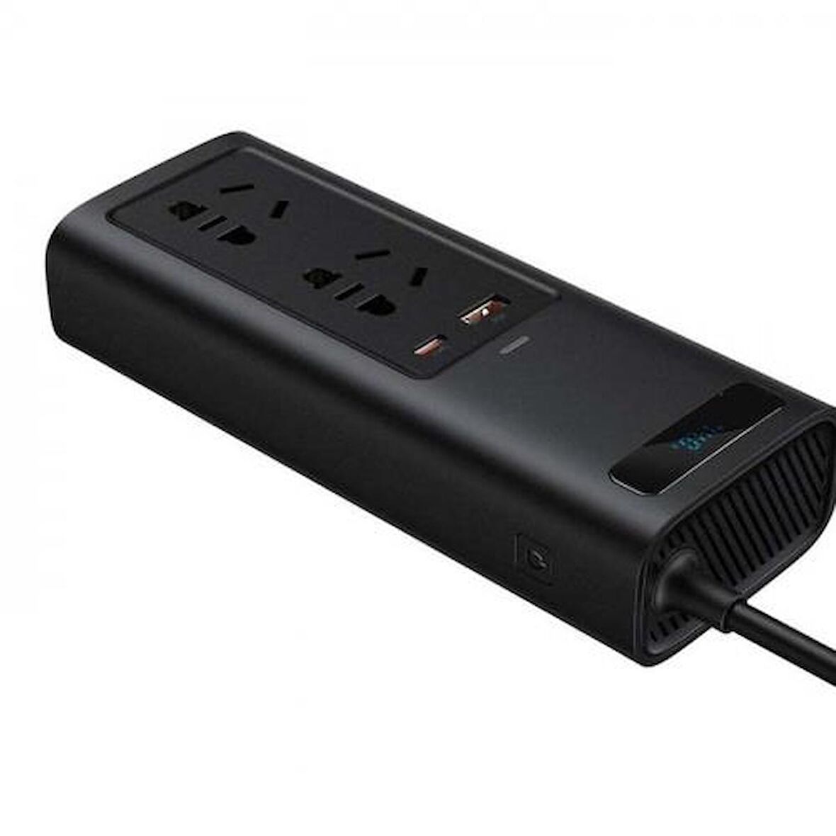 Baseus Araç İçi Çakmak Çevirici Elektrik Dönüştürücü Power Inverter 150W AC 220V Priz Dönüştürücü