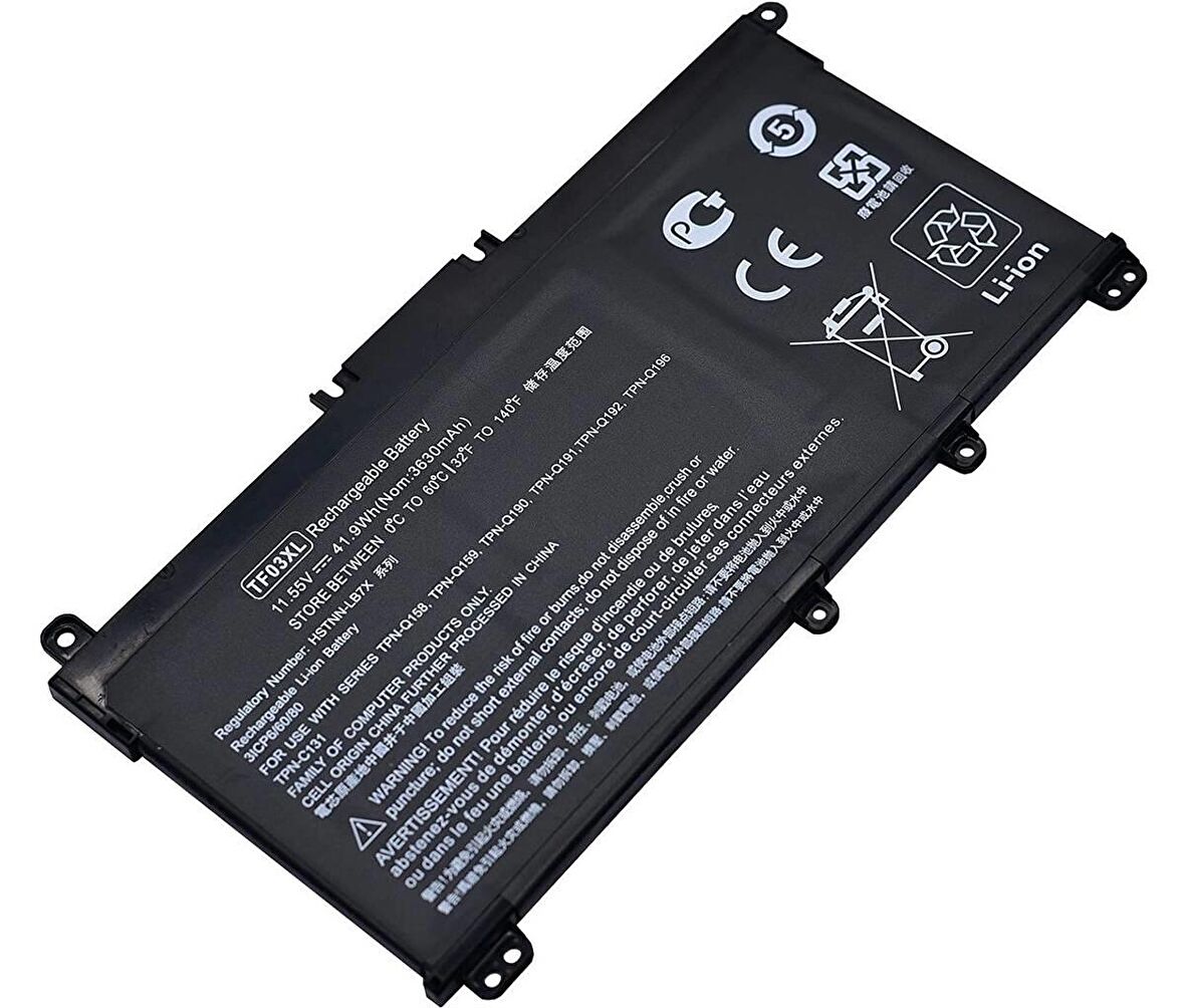 Hp Pavilion 15-cc, 15-cd, 15-ck, TF03XL Notebook Bataryası Pili