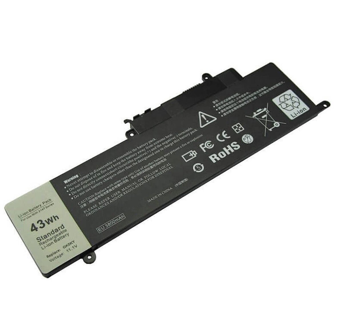 Dell   P20T  Notebook Bataryası Pili