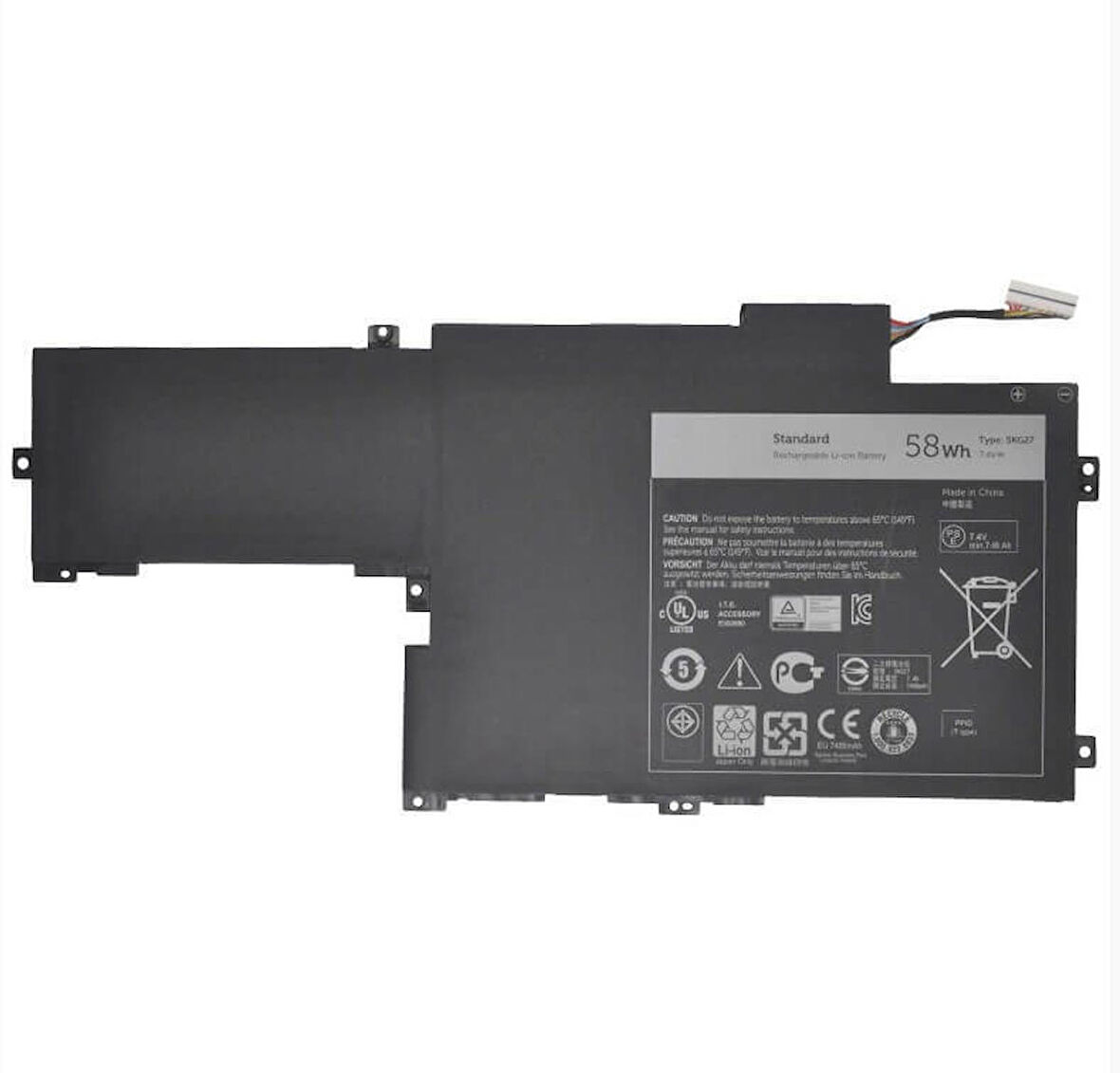 Dell   Inspiron 7437  Notebook Bataryası Pili