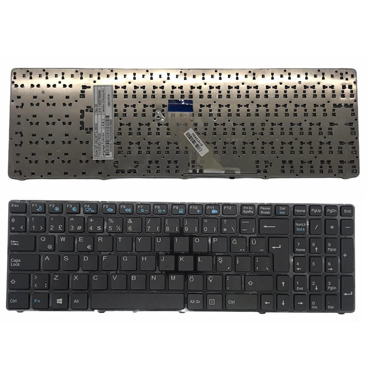 Casper  MP-09Q36TQ-3602W Notebook Klavye Tuş Takımı
