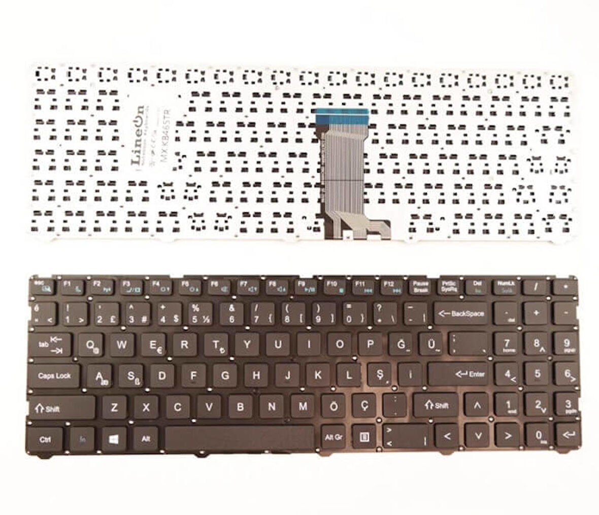 Casper Nirvana C600.7100-8130T-B Notebook Klavye Tuş Takımı