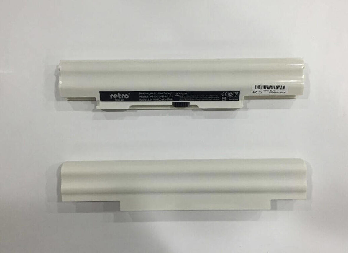 Casper  MB50-4S4400-G1L3  Notebook Bataryası Pili - Beyaz - 6 Cell