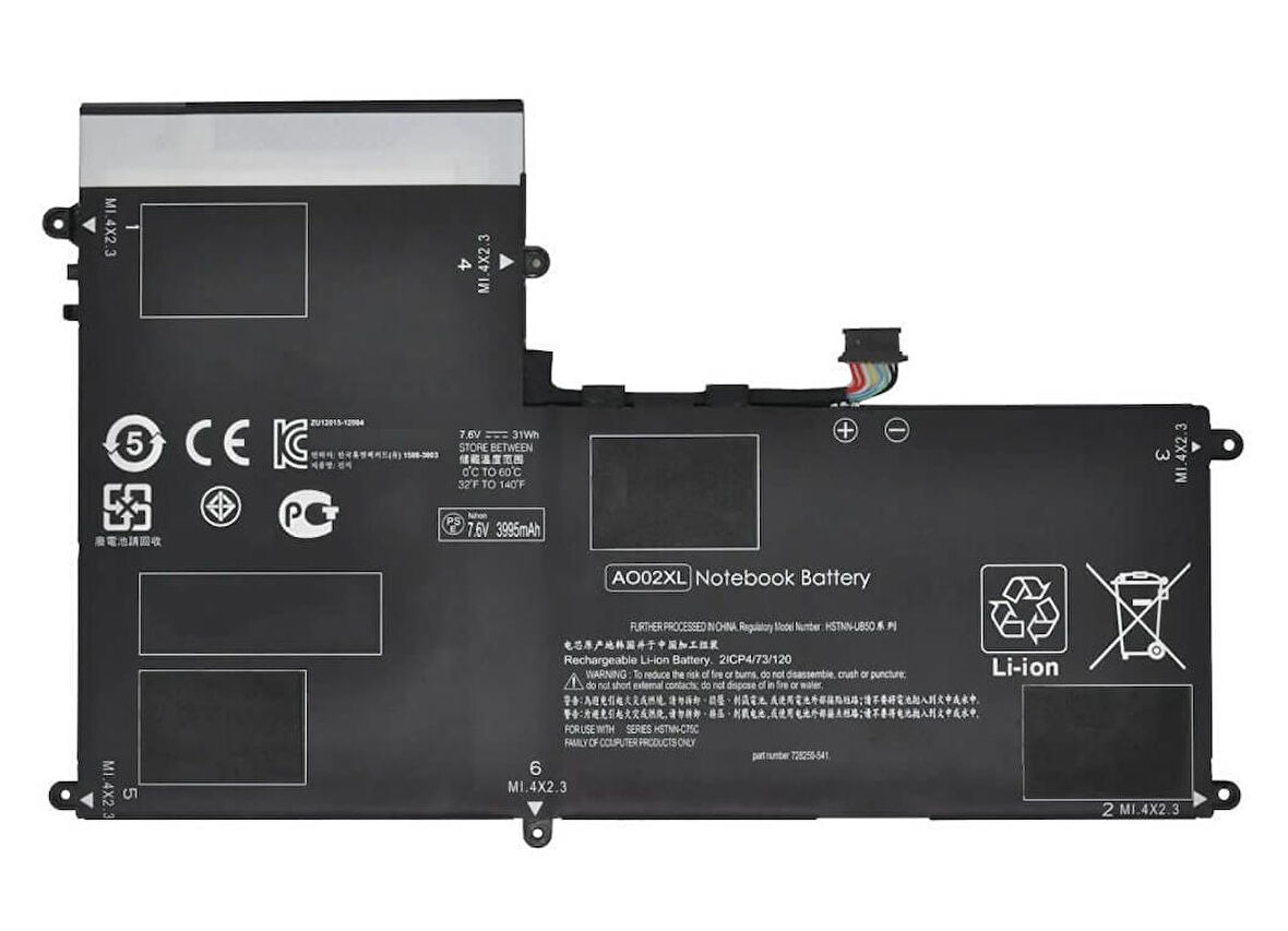 Hp  AO02  Tablet Bataryası Pili