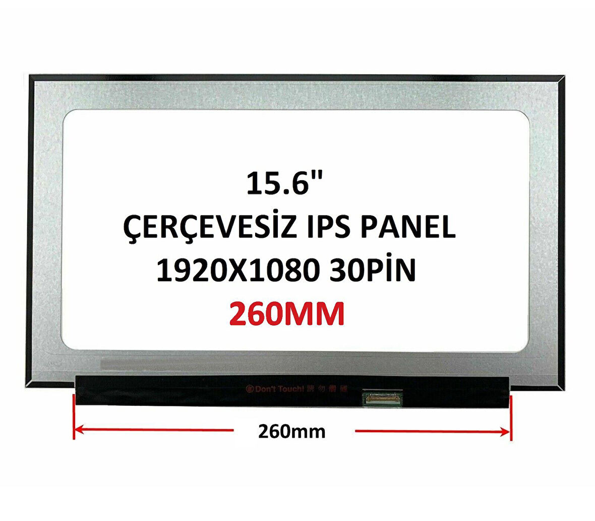 Lenovo SD10X08067 Ekran 15.6" 30 Pin Slim 260mm PCB