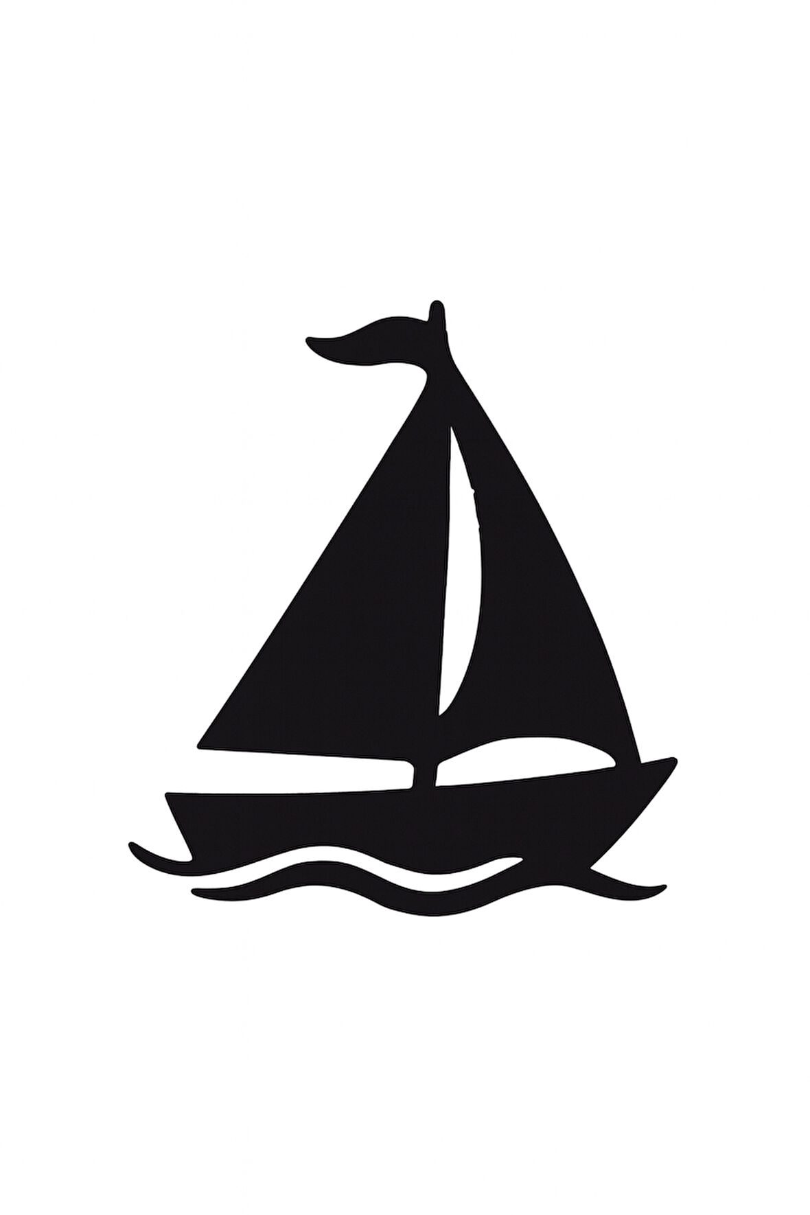 Metal Duvar Süsü Yelken Doğa Deniz - Shadowline Serisi