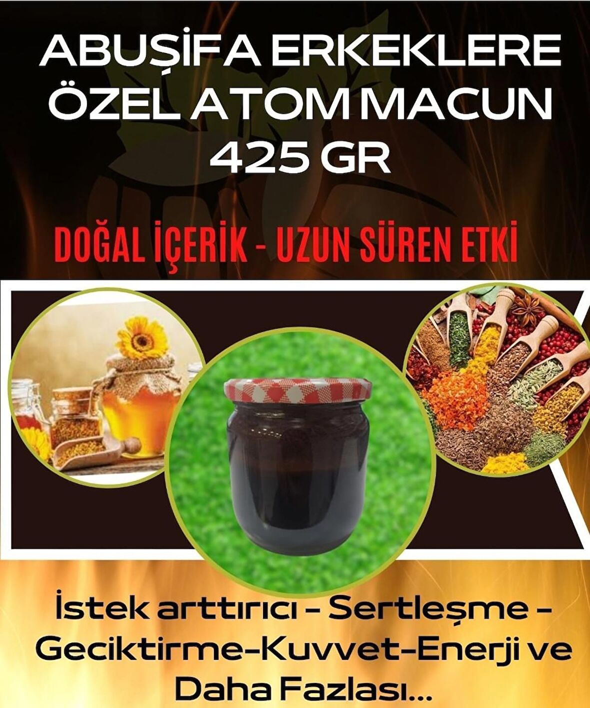 ABU ŞİFA 425 GR ATOM MACUN