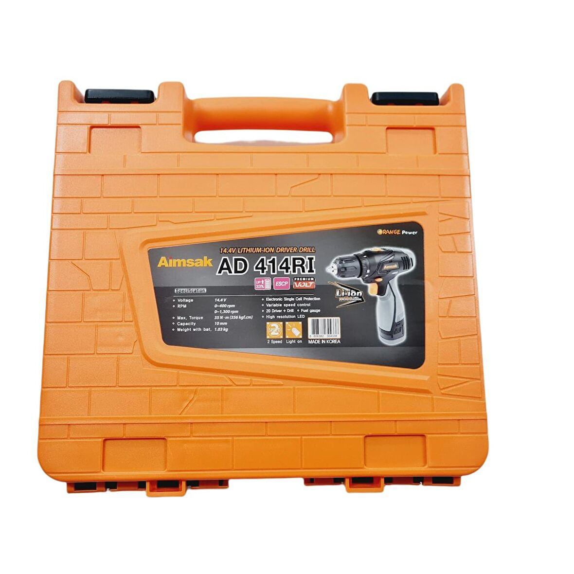 AİMSAK AD 414RI 14,4 VOLT 2,0 AMPER AKÜLÜ VİDALAMA ( YEDEK BATARYALI )