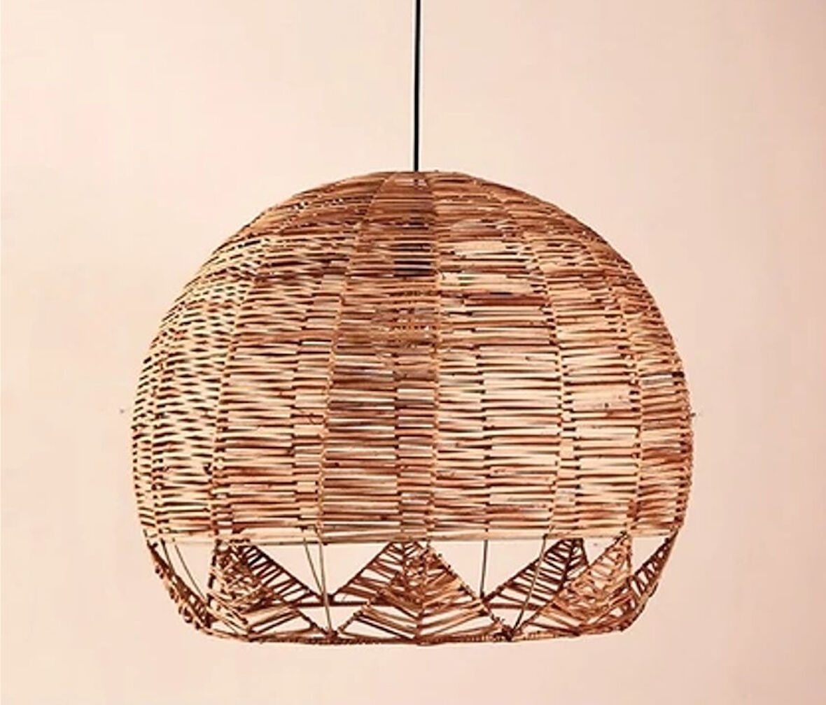  Rattan Avize Sarkıt Avize 35X30 cm