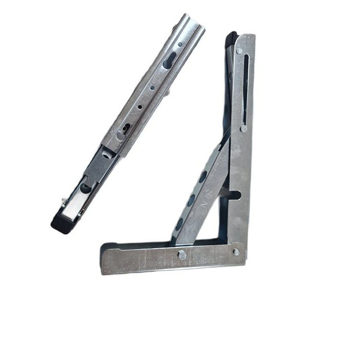 ŞEN METAL Mandallı Katlanabilir Masa Konsolu ÇİNKO 30cm (1çift)